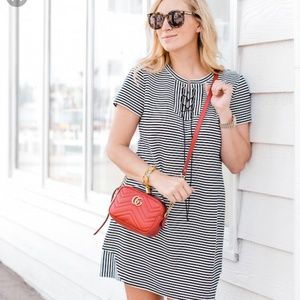 CAbi CAbi striped Captains Dress NWOT nautical str